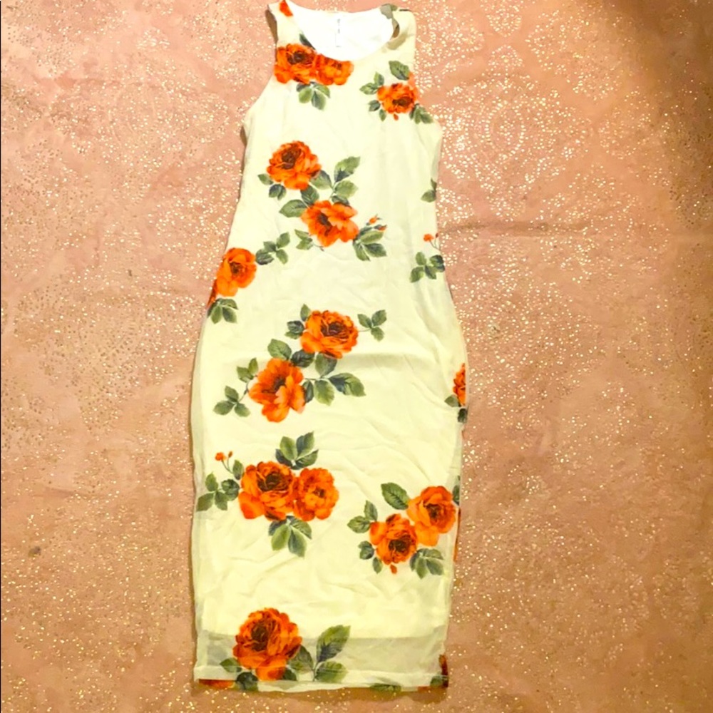 Tight floral dress